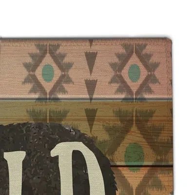 Laural Home Be Wild Outdoor Door Mat In Brown