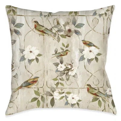 Laural Home Bird Cage Indoor Decorative Pillow By  In Multi