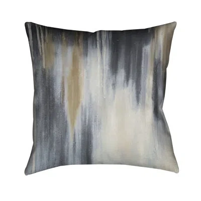 Laural Home Blue And Brown Paysage Indoor Decorative Pillow By