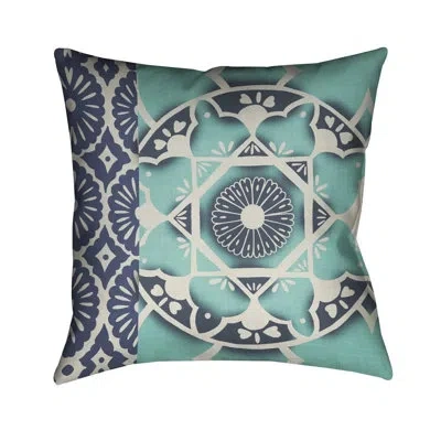 Laural Home Blue Batik I Indoor Decorative Pillow In Multi
