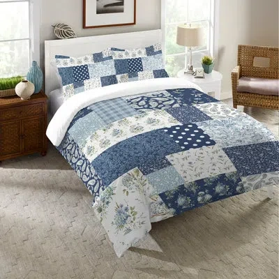 Laural Home Bohemian Blue Comforter