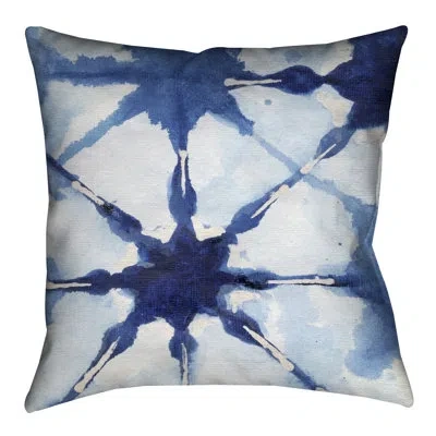 Laural Home Brasher Shibori Ii Outdoor Throw Pillow In Multi