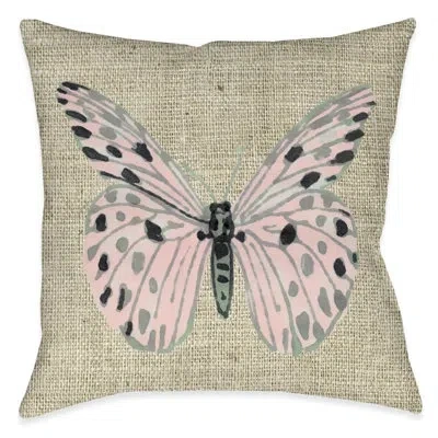 Laural Home Butterfly Vibes Outdoor Decorative Pillow In Multi