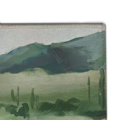 Laural Home Cactus Field Outdoor Door Mat In Green