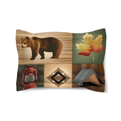 Laural Home Camping Trip Comforter Sham In Brown