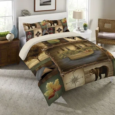 Laural Home Camping Trip Single Comforter In Brown