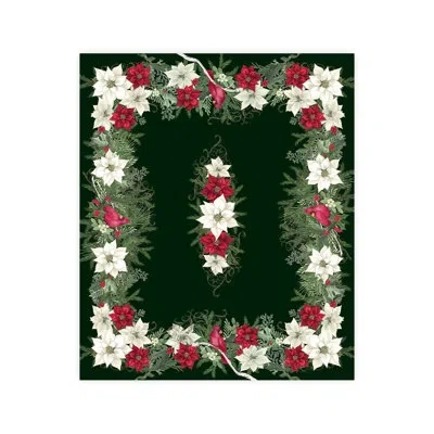 Laural Home Christmas Elegance Tablecloth In Green