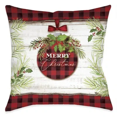 Laural Home Christmas Ornament Indoor Pillow In Multi
