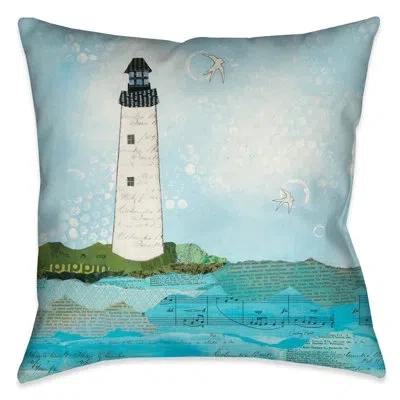 Laural Home Coastal Notes Ii Indoor Decorative Pillow