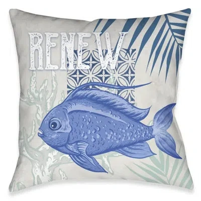Laural Home Coastal Spa Renew Indoor Decorative Pillow In Multi