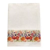 Laural Home Couleur Printemps Floral Bath Towel In Red