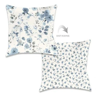 Laural Home Dancing Flowers Polyester Throw Pillow In Multi