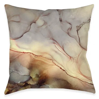 Laural Home Desert Dunes Abstract Throw Pillow In Multi