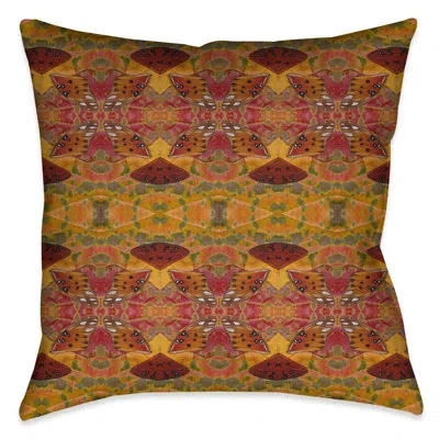 Laural Home Donzae Butterfly Crepe Myrtle Throw Pillow