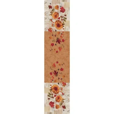 Laural Home Fall In Love Fall In Love Table Runner In Orange