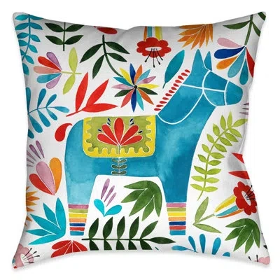 Laural Home Fiesta Animal Iii Throw Pillow In Multi