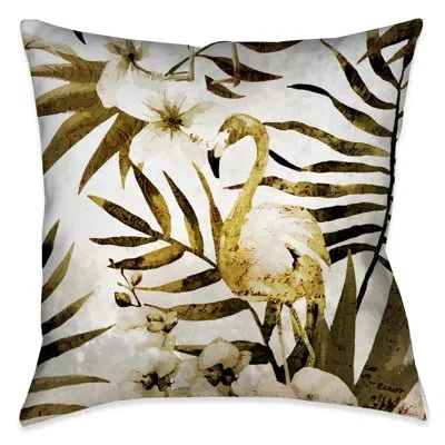 Laural Home Flamingo Indoor Decorative Pillow In Multi