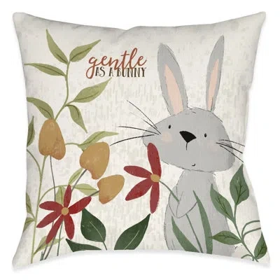 Laural Home Forest Family Gentle Decorative Pillow In Multi