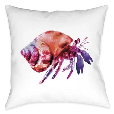 Laural Home Galaxy Hermit Crab Indoor Pillow In Multi