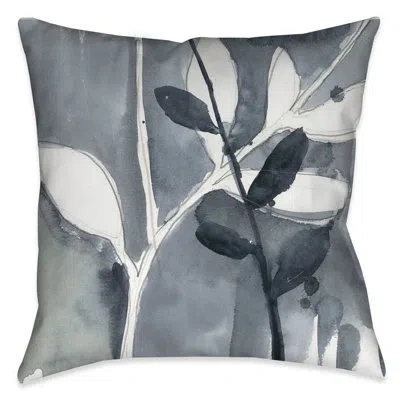 Laural Home Grayscale Branches Ii Throw Pillow In Multi