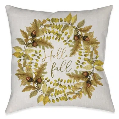 Laural Home Hello Fall Indoor Pillow In Multi