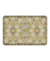 Laural Home Indochine Anti-fatigue Kitchen Mat, 20" X 30" In Yellow
