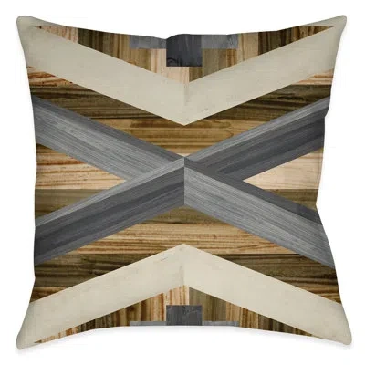 Laural Home Inlay I Decorative Throw Pillow In Multi