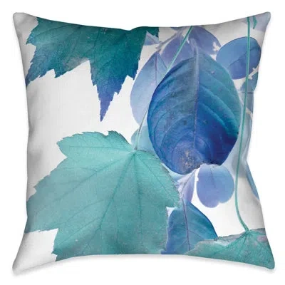 Laural Home Iridescent X-ray Leaves Throw Pillow In Multi