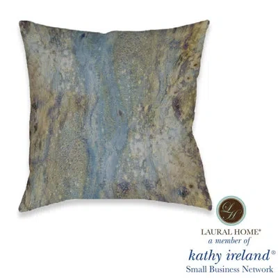Laural Home Kathy Ireland Home Mineral Flow Decorative Pillow In Multi