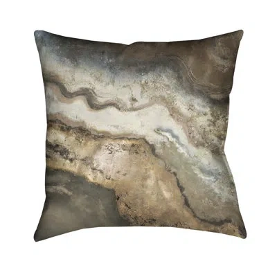 Laural Home Lava Flow Lava Flow Outdoor Throw Pillow In Multi