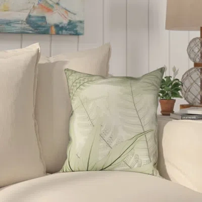 Laural Home Layered Ferns X-ray Transucent X-ray Ferns Indoor/outdoor Throw Pillow In Multi