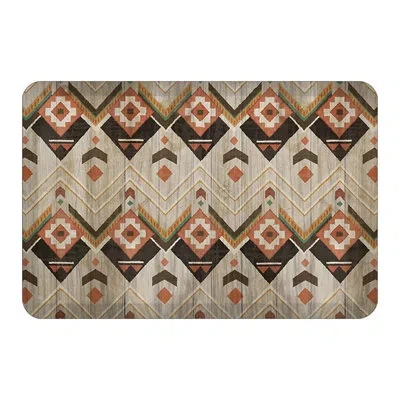 Laural Home Lodge Kitchen Mat In Light Gray
