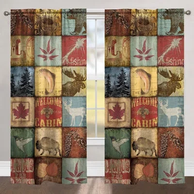 Laural Home Lodge Patch Room Darkening Window Panel