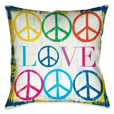 Laural Home Love Indoor Decorative Pillow In Multi