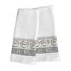 Laural Home Loving 2-pc. Hand Towel In Gray