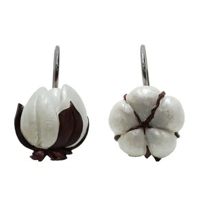 Laural Home Loving Home Shower Curtain Hooks By  In Gray