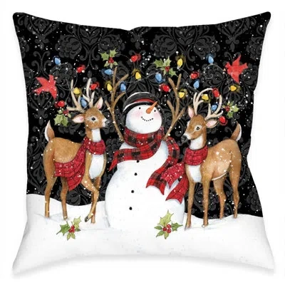 Laural Home Modern Day Christmas Indoor Pillow In Multi