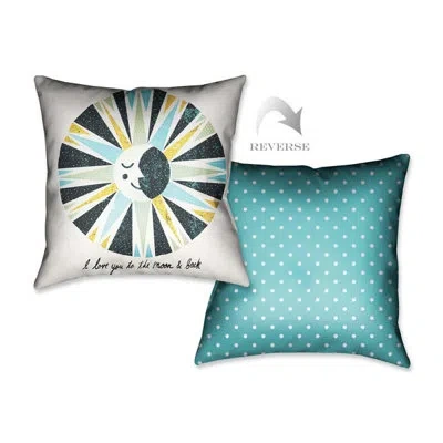 Laural Home Moonshine Throw Pillow In Multi