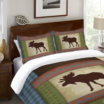 Laural Home Moosepatch Polyester Envelope Sham In Multicolor