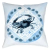 Laural Home Moroccan Marina Polyester Throw Pillow In Multi