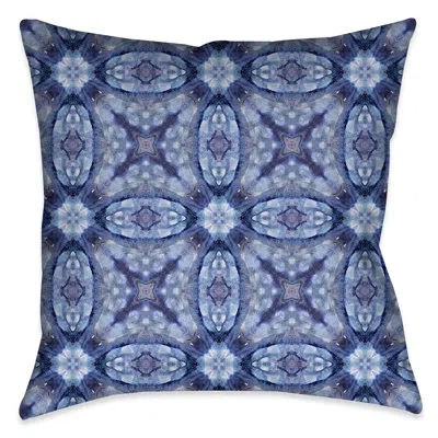 Laural Home Mystery Blue Throw Pillow