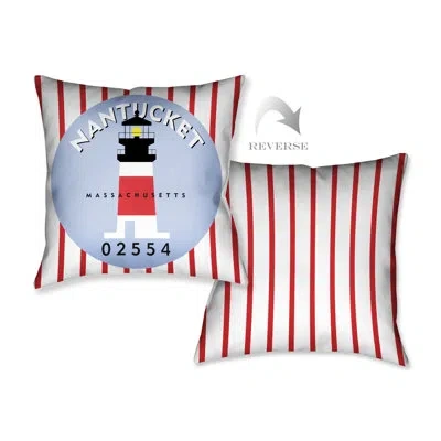 Laural Home Nantucket I Throw Pillow In Multi