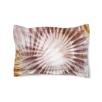 Laural Home Nature's Feathers Microfiber Sham In Red