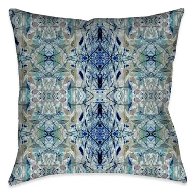Laural Home Nature Gone Nature Gone Blue Throw Pillow