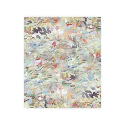 Laural Home Nature's Melody Tablecloth By  In Gray;teal