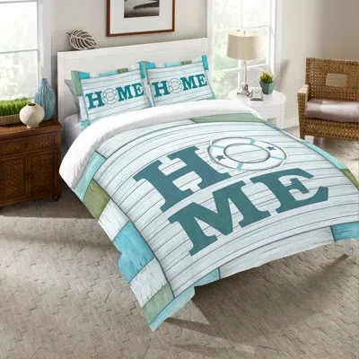 Laural Home Nautical Home Comforter In Blue;green