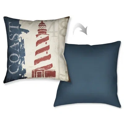 Laural Home Nautical V Throw Pillow In Multi
