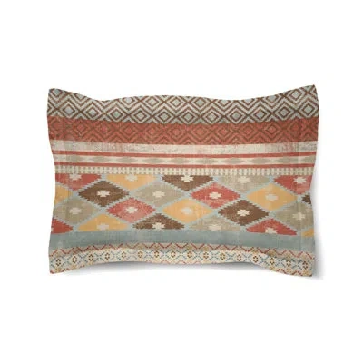 Laural Home Navajo Stripe Multi Comforter Sham In Blue