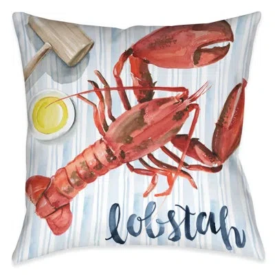Laural Home New England Summer Ii Outdoor Decorative Pillow In Multi