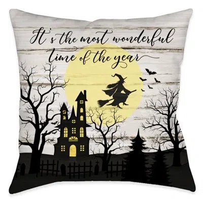 Laural Home Night Hauntings Pillow Nhau In Multi